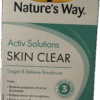 Natures Way Activ Solutions Skin Clear 60pk