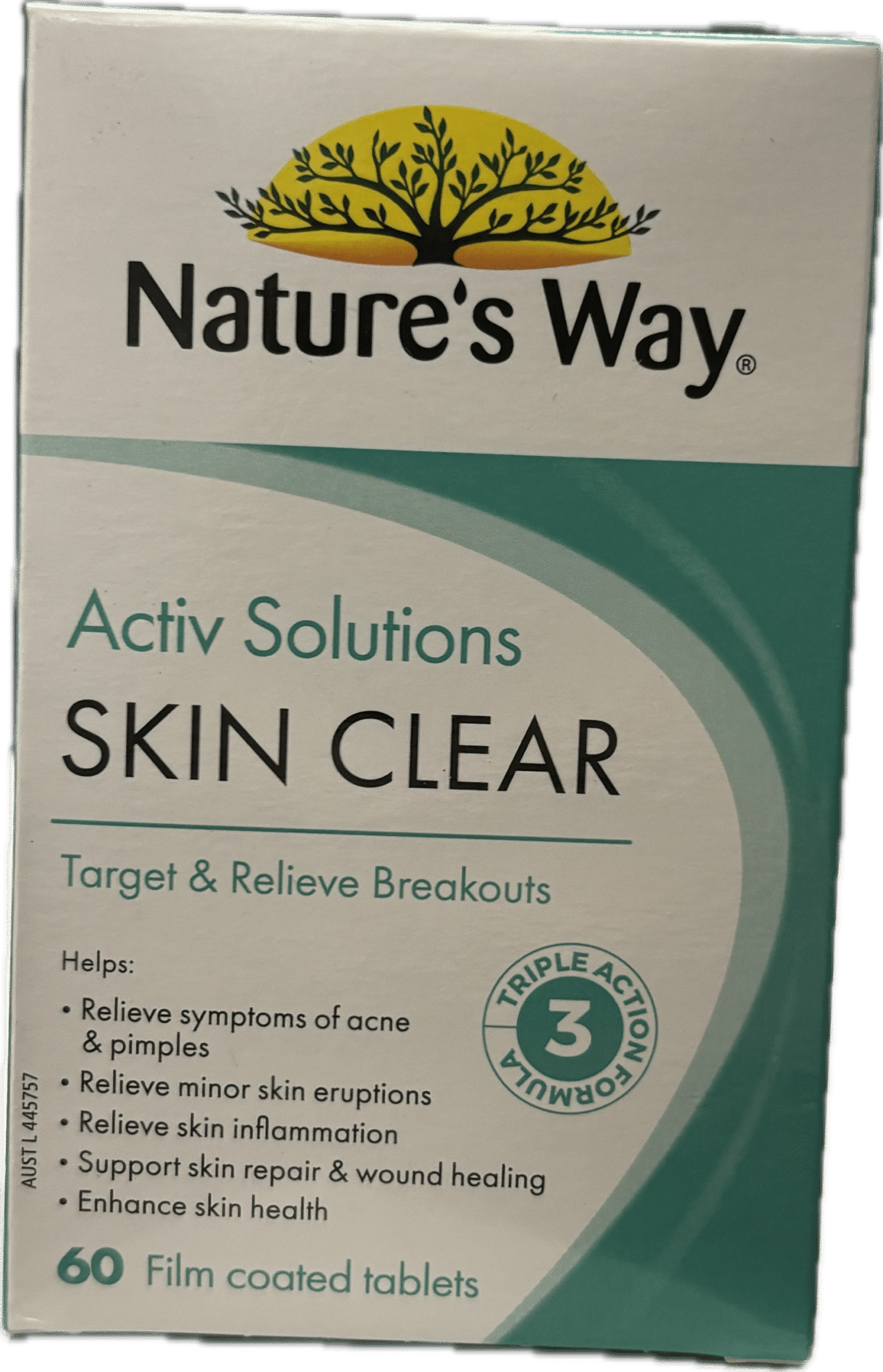 Natures Way Activ Solutions Skin Clear 60pk